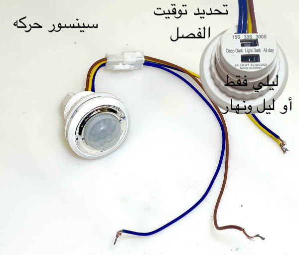 سينسور حركة مع تحديد توقيت الفصل