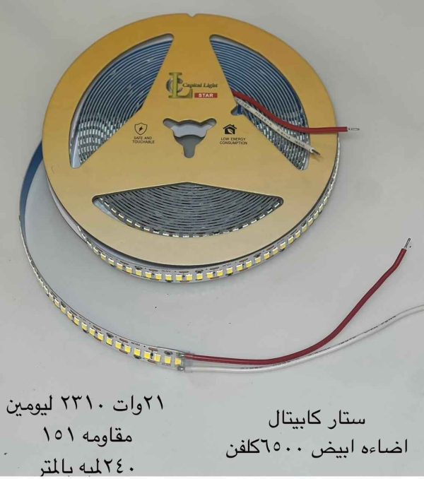 ستار كابيتال اضاءة أبيض ٦٥٠٠ كلفن ٢٤٠ لمبة في المتر
