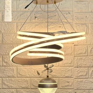 نجفة ليد 3 إضاءة بالريموت كود S04