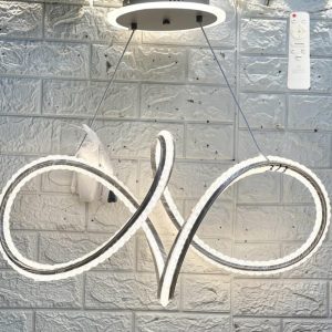 نجفة ليد بالريموت كود 11 إطار لون جراي